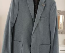 Burton Menswear London Blazer Greyish Blue