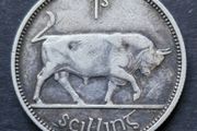 Ireland 1937 Shilling 1s Silver coin.