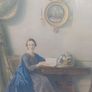 Mafalda or The Lady in Blue framed print, D18 Image 3