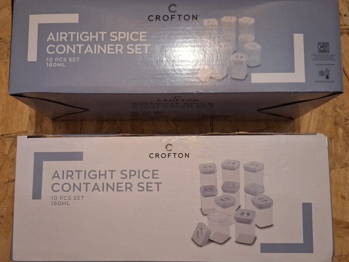Crofton airtight spice container set X 2