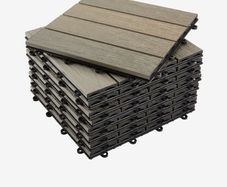 33 x Jysk Grey Decking Tiles (30x30cm)