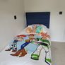 Faith & Ethan Boucle Navy Single Bed Image 3