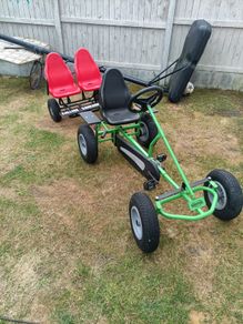 Large Berg gokart with trailer