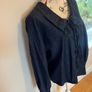 Zara Denim Blouse Image 2