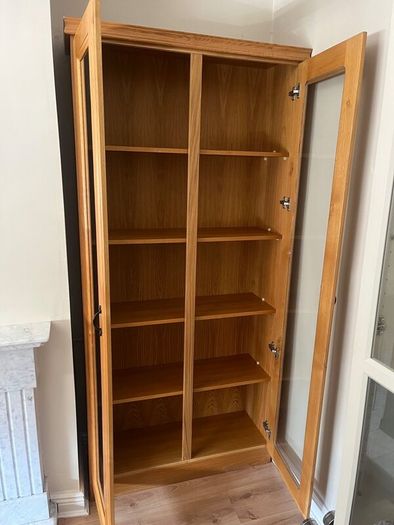 Oak Display Cabinet