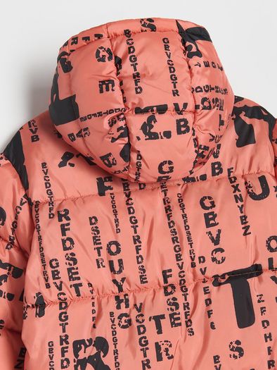 Quilted jacket with hood water reppelent 12-13 years 158-164 cm