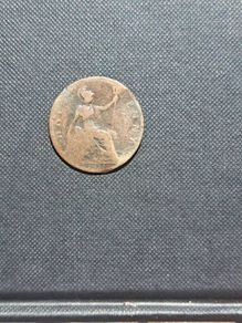 United Kingdom Half Penny Coin.