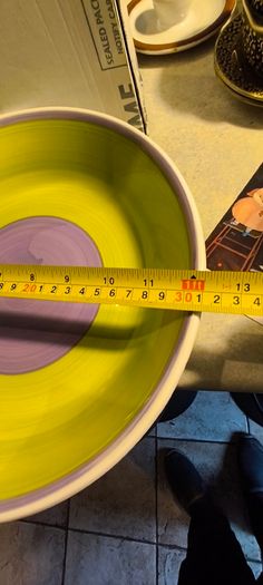 Large Bowl 31 Cm.wide And 6 Cm. High C.b.a.r. Made In Italy Dipinto & Mano Dish Wsher Proof