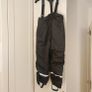 H&M New Kids Black Ski Trousers Salopettes Size 6-8 Yrs 122 128 Image 9