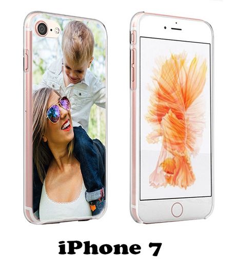 iPhone 7 - Personalised hard case - Black, white or transparent