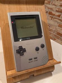 Retro Heaven - Lovely Condition Original SILVER Nintendo Gameboy Pocket - optional flash cart #442