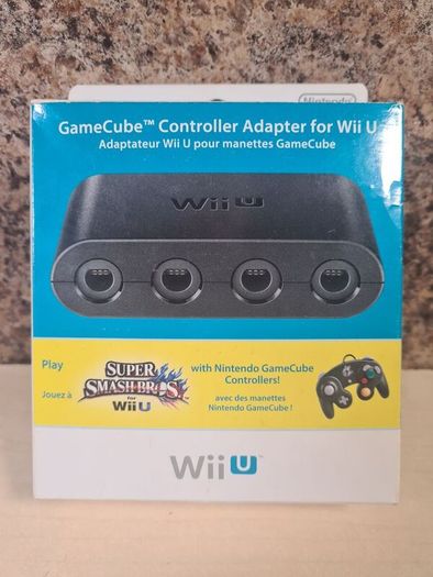 Nintendo Wii U Gamecube controller adaptor for Smash Brothers