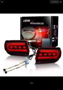 toyota landcruiser reflector replacement brake/running light, indicators, direct replacement with plug & play wiring loom