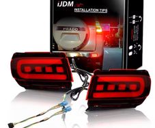 toyota landcruiser reflector replacement brake/running light, indicators, direct replacement with plug & play wiring loom