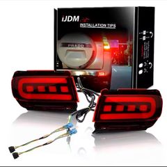 toyota landcruiser reflector replacement brake/running light, indicators, direct replacement with plug & play wiring loom