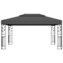 Gazebo with Double Roof 3x4m Anthracite Image 2