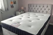 New Stylish single ,Double 4ft, 4ft6, King 5ft And 6ft Superking Sizes Divan Beds Instock. Drawers And Optional Tufted Mattresses Available. Free Delivery