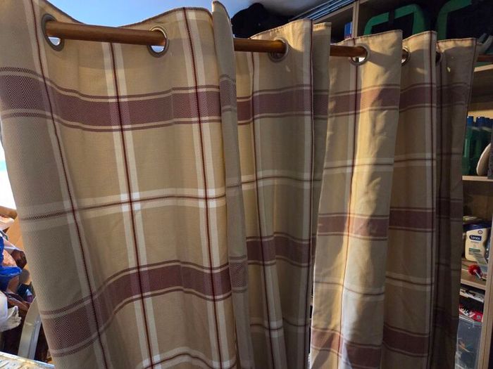 Nicole Day Extra Large Lined Eyelet Curtains