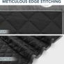 DANCE Thermal Insulated Blackout Door Curtain, 2-Layers Extra Long Cold Insulated 100% Blackout Panel, Windproof Thick Thermal Curtain for French Door/Bedroom, 55x90 inches, Grey Image 5