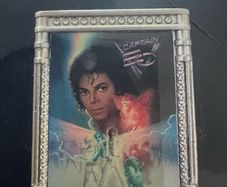 Michael Jackson Captain EO Movie Poster Pin Rare Disney Collectible