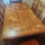Large dining table and chairs Image 5