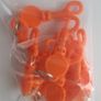 Swivel Hook Snap Keyring Orange x10 Image 4