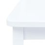 Dining Chairs 4 pcs White Solid Rubber Wood Image 2