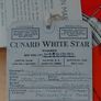 Cunard White Star Line  Queen Mary 1951 Litrature Image 2