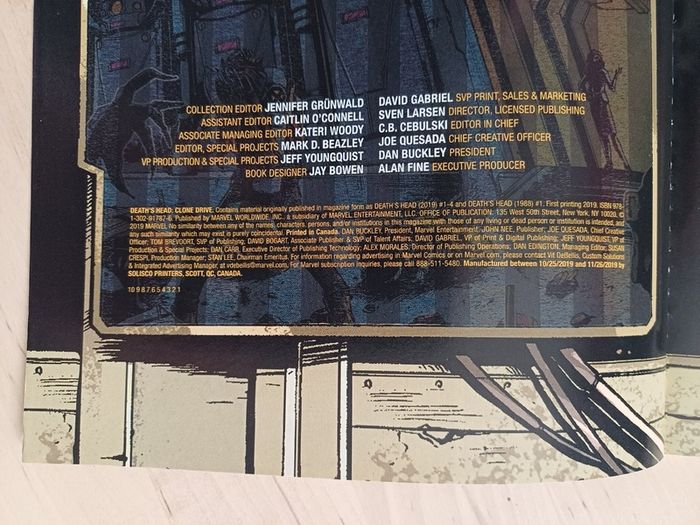 Death's Head - Clone Drive Marvel TPB Graphic Novel