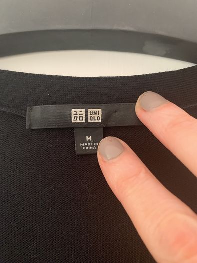 Pure new wool cardigan Uniqlo