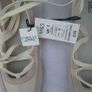 Marks & Spencers White  Ankle Tie Ballet Flat Trainers Image 10
