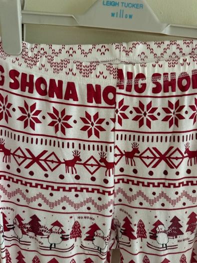 Leigh Tucker Christmas pjs