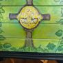 original hand painted wooden chest Image 2