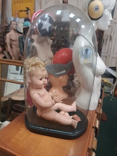 Vintage Large Glass Bell Jar /Dome