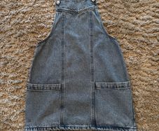 Girls denim dress age 9-10 excellent condition!