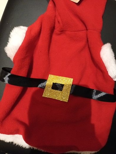 Santa dog coat small/medium dog