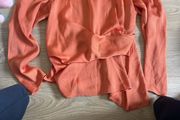 blouse orange size 10