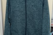 Mountain Warehouse Turquoise Teal Full-Zip Fleece with Hood