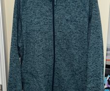 Mountain Warehouse Turquoise Teal Full-Zip Fleece with Hood