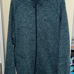 Mountain Warehouse Turquoise Teal Full-Zip Fleece with Hood