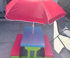 Giantex kids bench with umbrella