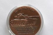 WW2 United States Army coin - Patton/M60 Tank