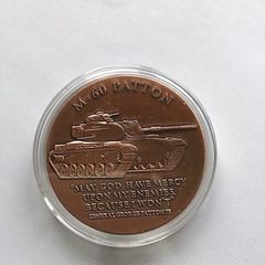 WW2 United States Army coin - Patton/M60 Tank