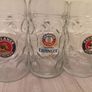 Original Erdinger Weissbrau 1litre Beer Glasses Image 2
