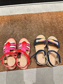 Girls sandals Size 12 M&S 2 pairs