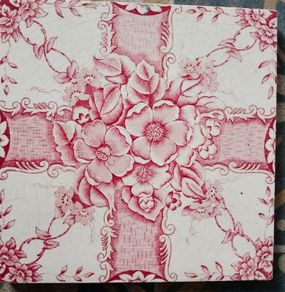 Vintage Floral Ceramic Tiles