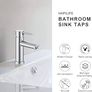 Bathroom Sink Washroom Basin Single Lever Chrome Brass Mixer Tap With Pop Up Waste Image 6