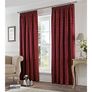 Pair of Curtains in Red. Cotton. Perfec conditions. Image 3