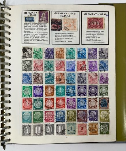 Collection: Used world collection In New World Stamp Album