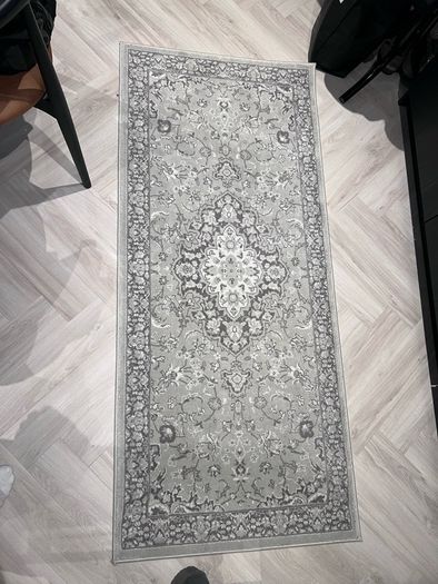 Grey Rug / Mat 80cm x 180cm